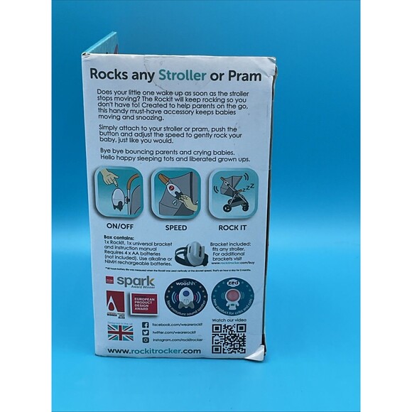 ROCKIT Baby Rocker Soother for Stroller/Pram Newborn.batteries Included.NWOT - Picture 5 of 7